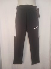 Nike Boys Athletic Pants Black White Size S 4-5 Years Jogger Sweatpants