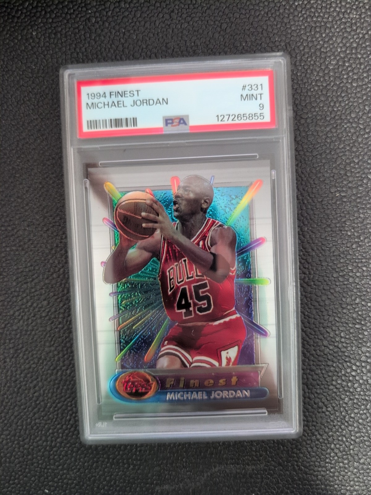 1994-95 Topps Finest - Michael Jordan #331 PSA 9 Mint Chicago Bulls