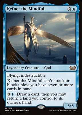 Kefnet the Mindful Commander: Duskmourn: House of Horror Near Mint, English