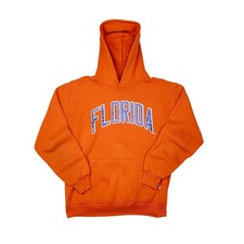 Vintage 80s Florida Gators Russell Athletic Hoodie Fits Mens Medium Spell Out