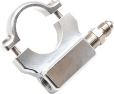 Feuling Oil Pressure Gauge Mount 1.25 Unfinished W 18 Npt Billet Clamp 9057