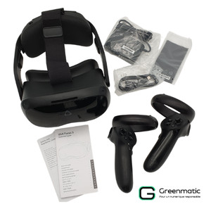 Casque VR HTC Vive Focus 3 + 2 contrôleurs – Réalité virtuelle autonome 5K
