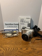 Olympus Camedia C-740 Ultra Zoom 3.2MP 52mm Lens Adapter Kenko TESTED WORKS