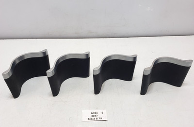   12-20 OEM Tesla Model S X Front Center Console Cup Holder Divider Insert SET