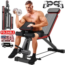 Folding Weight Bench Adjustable Workout Bench for Home Exercise bench Gym Bench