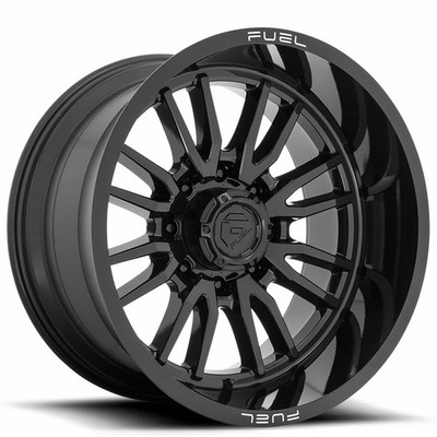 20x9 Fuel Wheels D760 Clash 8 Gloss Black Off-Road Rims (4pcs) A1