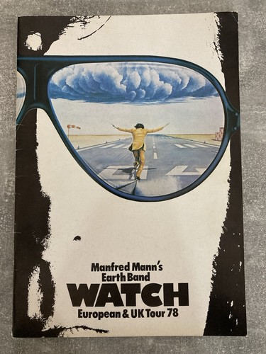 MANFRED MANN'S EARTH BAND 1978 WATCH EUROPEAN & UK TOUR PROGRAM & TICKET STUB - Bild 3 von 7