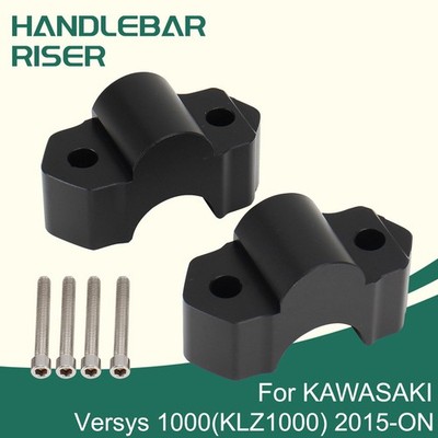 1Pair Handlebar Riser For KAWASAKI Versys 1000 KLZ1000 2015+ Handlebar Height Up