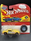 1993 Hot Wheels Vintage Collection w Button YELLOW SNAKE Don Prudhomme Series II