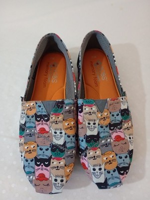 Skechers Bobs for Cats Slip On Espadrille Canvas Women's Shoes