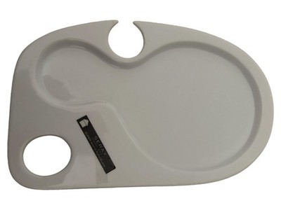 Serax Servierplatte Maison d'Être Porzellan Weiß 26x16 cm Modern Alltag