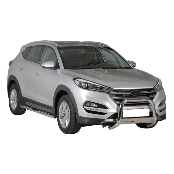 FrontbüGel FrontschutzbüGel FüR Hyundai Tucson 2015-2018 ø63Mm Stahl Silber-image