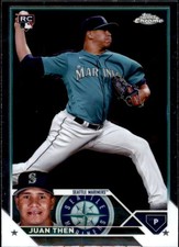2023 Topps Chrome Update #USC107 Juan Then RC - Rookie Card Seattle  ID:68170
