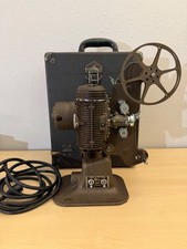 Vintage Bell And Howell Filmo MASTER Black 8mm Projector And Case - NICE  