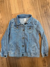 Carter's Girls Light Wash Denim Jean Trucker Jacket Size 10/10A Blue