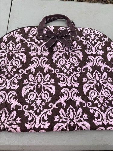 Belvah Kleidertasche gesteppt rosa / braun Reise - Bild 9 von 18