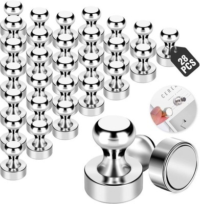 28 Stück Magnete Stark, Neodym Magnet Extra Stark Mini Magneten 12 X 16mm, Kl...