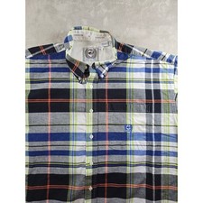 Cinch Shirt Mens XXL 2XL Plaid Button Down Long Sleeve Western Rodeo Cowboy