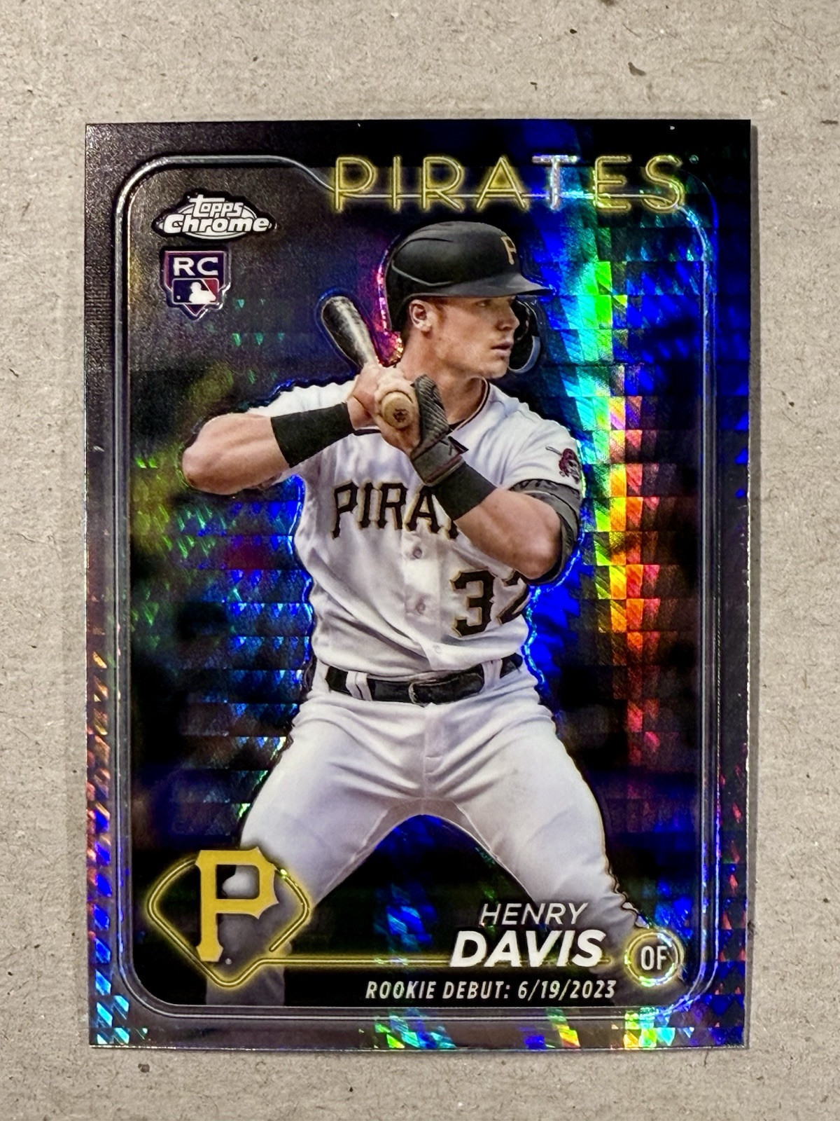 2024 Topps Chrome Update-Rookie Debut Prism Refractor #USC128 Henry Davis (RC)