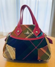 Yasmin Plaid Check Pattern Shoulder Bag with Strap by Vivienne Westwood