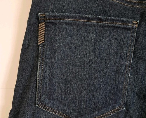 Paige Men’s Federal Jeans Size 33 Slim Straight Dark Wash Denim USA - Picture 9 of 10
