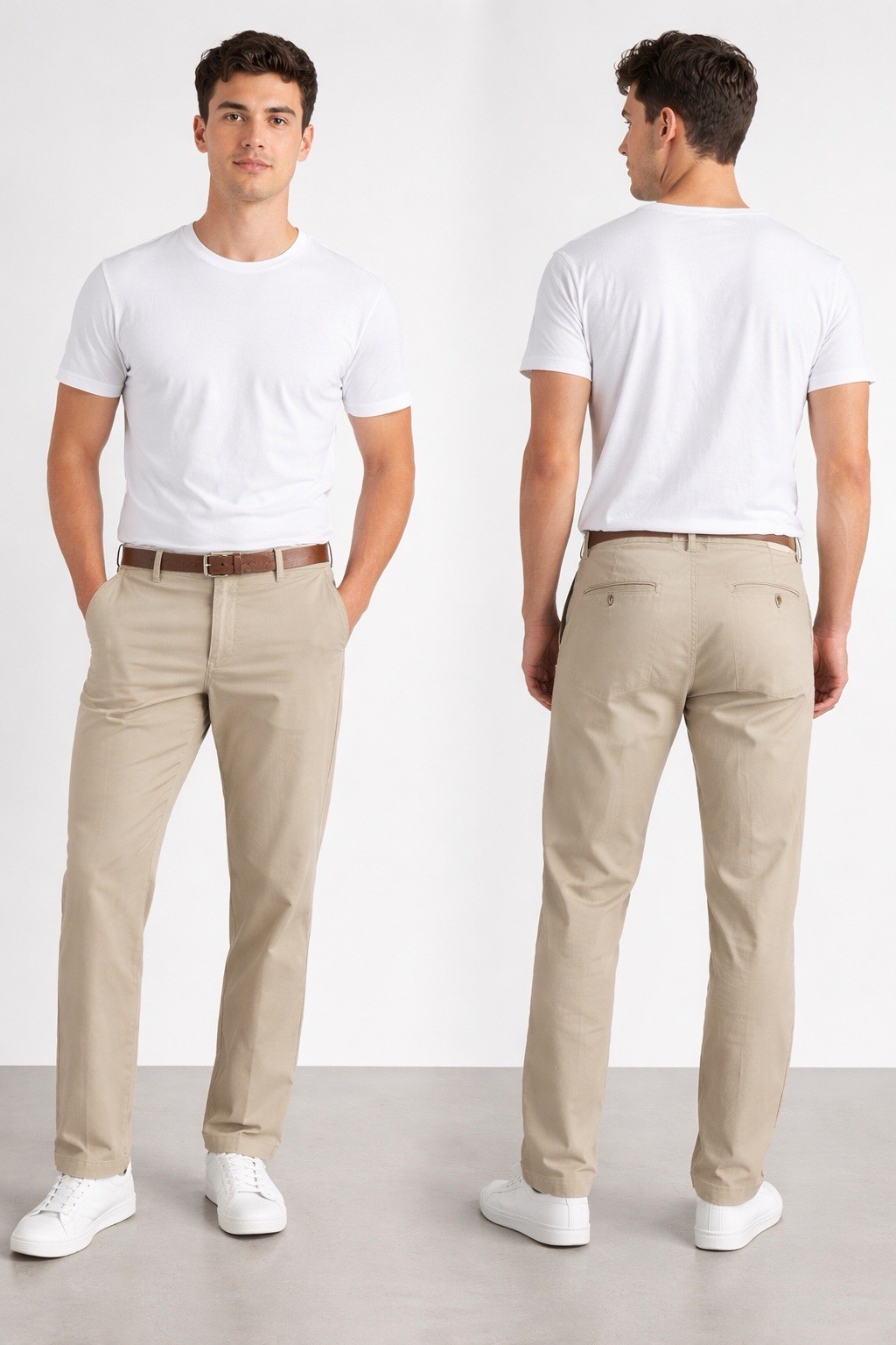 Polo Ralph Lauren Classic Fit Khaki Pants Men’s 36x34 Beige 100% Cotton