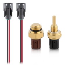 Engine Coolant Fan Temperature Sensor Switch Replacement With Connector Pigtails