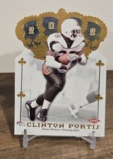 2002 PACIFIC CROWN ROYALE CLINTON PORTIS ROOKIE RC DIE-CUT