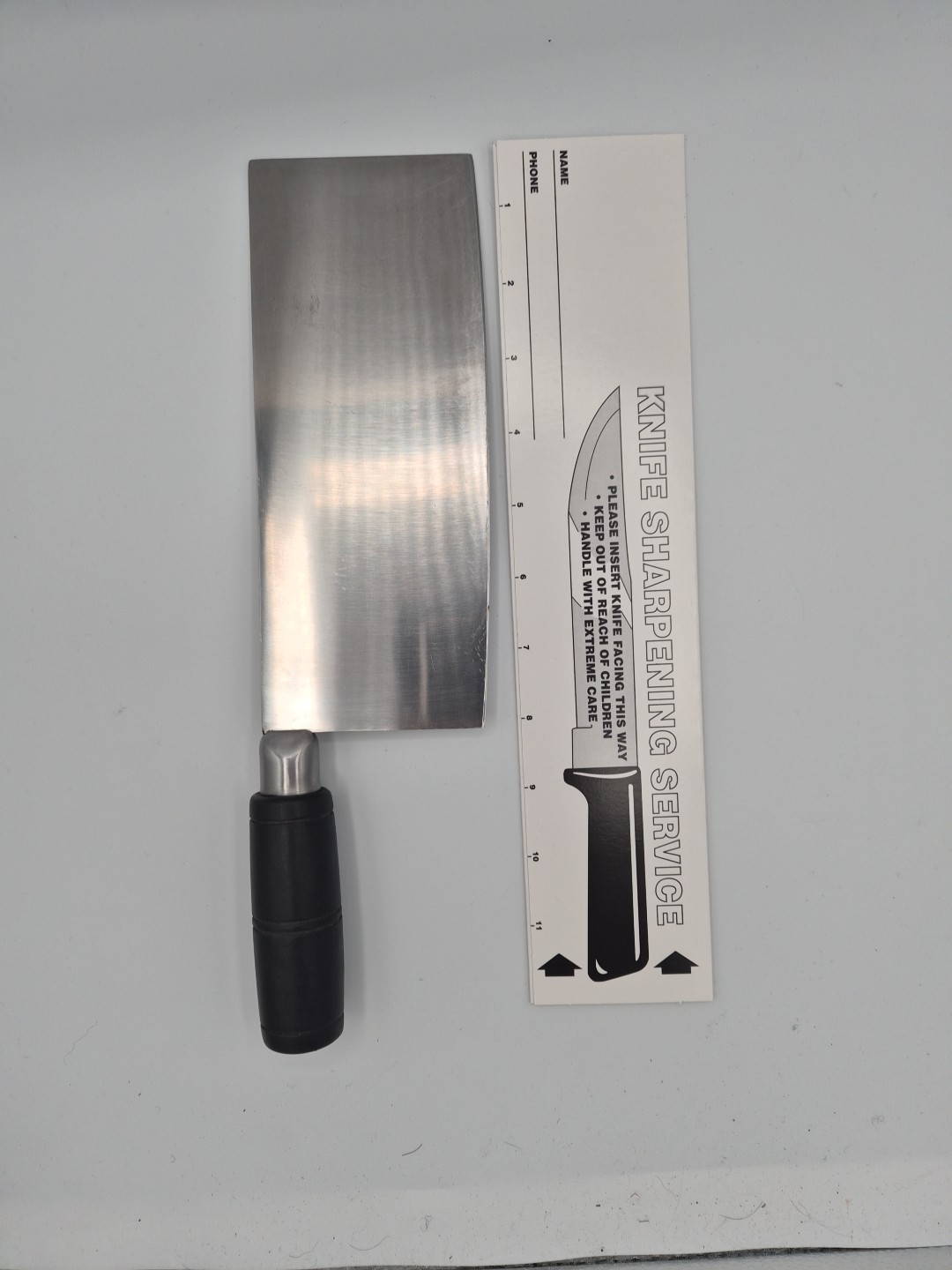 Update International KCC-8 8" Stainless Steel Chinese Chef's Cleaver