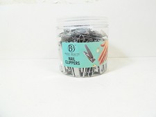 59 Fingernail Clippers 2-1/4" Long Stainless Steel w Nail File Pick Bazic Beauty
