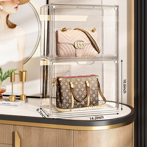 Closet Organizers And Storage Clear Handbag Storage,Purse Organizer For Close... - Picture 2 of 6