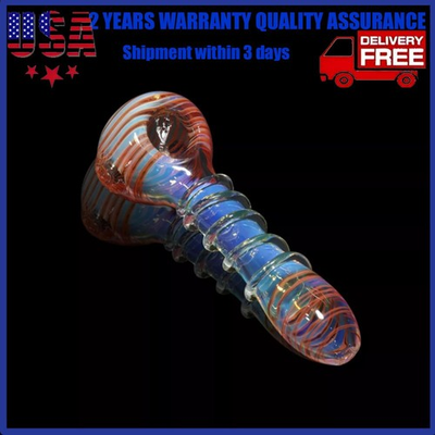 #ad 5quot; GLOW HAMMER PIPE COLLECTIBLE TOBACCO GLASS SMOKING HERB BOWL HAND PIPES $10.02