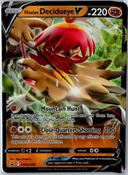 Hisuian Decidueye V SWSH238 Sword & Shield Black Star Promo Holo