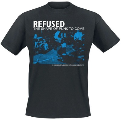 Refused T-Shirt Herren The Shape Of Punkt To Come Live schwarz Band-Merch, Bands