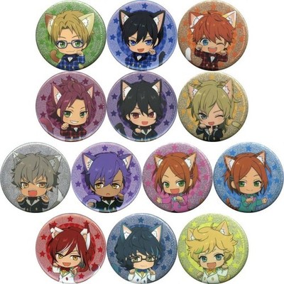 Ensemble Stars Cat Festival Glitter Can Badge Collection A Full Set 13 pcs