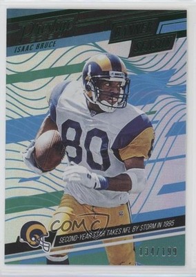2019 Panini Prestige Banner Season Xtra Points Green 134/199 Isaac Bruce HOF 0d8
