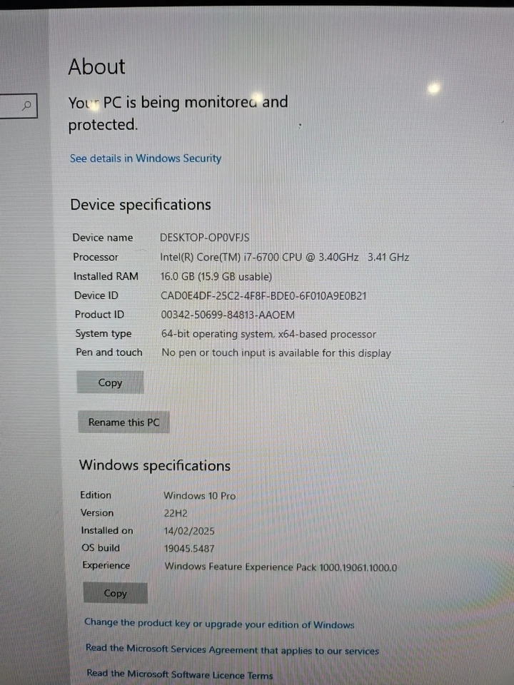Dell Precision Tower 3620 16gb-i7 6700-256nvme+500hdd - Image 2 of 4