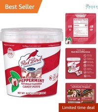 Soft Peppermint Candy 18 oz Tub Individually Wrapped Breath Mints Gluten Free