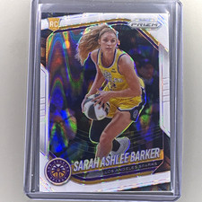 Panini Prizm WNBA 2025 Sarah Ashlee Barker Rookie #31 White Seismic