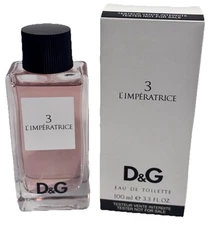 D & G 3 L'IMPERATRICE by DOLCE & GABBANA NEW As SHOWN RARE