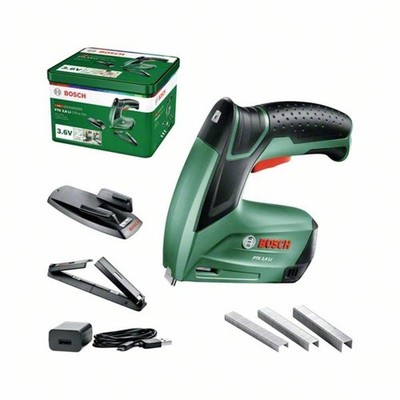 Bosch Home and Garden PTK 3,6 LI Office Set 0603968202 Akkutacker Klammernlänge