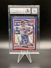 Grady Emerson Signed 2024 Panini Stars and Stripes America /13 BAS 10 Auto 