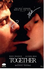 Dave Franco & Alison Brie signed 11x17 Poster Together JSA Authentication