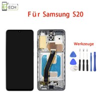 FüR Samsung Galaxy S20 4G (Tft) G980F Lcd Display Rahmen Bildschirm