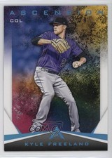 2019 Panini Chronicles Ascension Holo Platinum Blue 1/1 Kyle Freeland #16 jg3