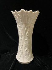 Lenox Woodland Collection Acanthus Leaf Porcelain Vase 8" Tall Made in USA