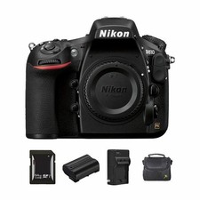 Nikon D810 DSLR Camera 2 Batteries, 64GB More