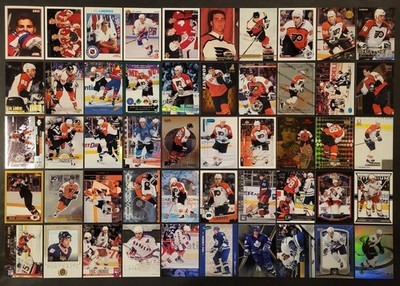 Lot of 50 Different ERIC LINDROS Hockey Cards HOF 1990-2007 HK1609