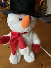 WeRChristmas Snowman Decoration Walking, Dancing, Singing 30 Cm