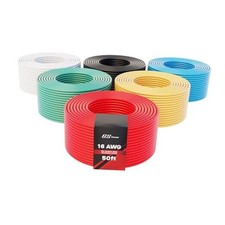 300ft CCA 16 Gauge Wire Automotive, 50ft 6 Color Pack, 16 16 AWG-50 ft-6 Pack